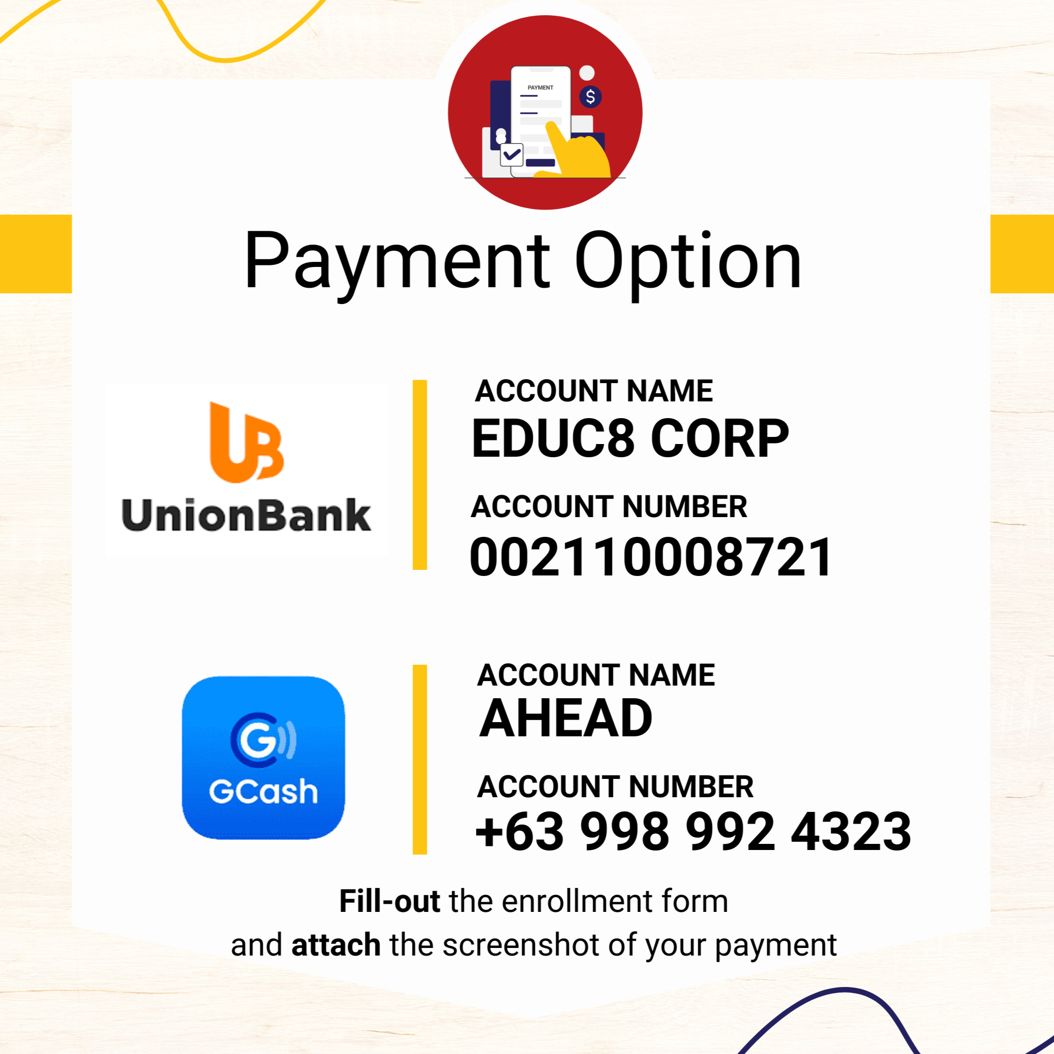 Payment Options 1